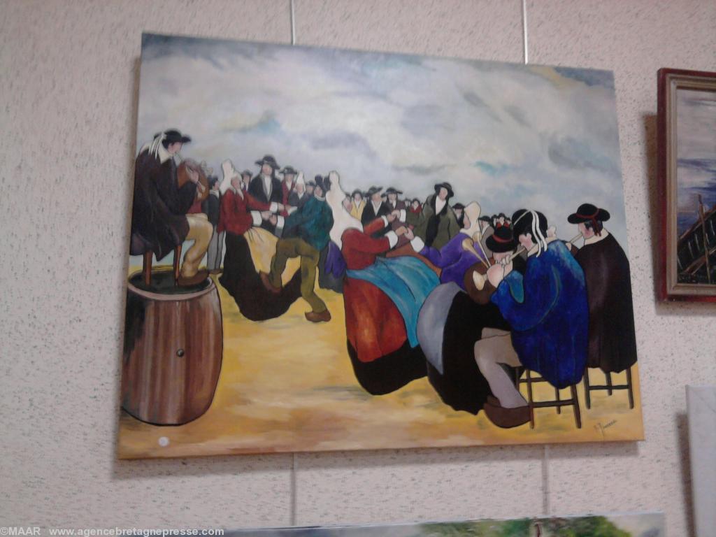 Danse bretonne oeuvre de Alain Agrebbe Danse bretonne oeuvre de Alain Agrebbe