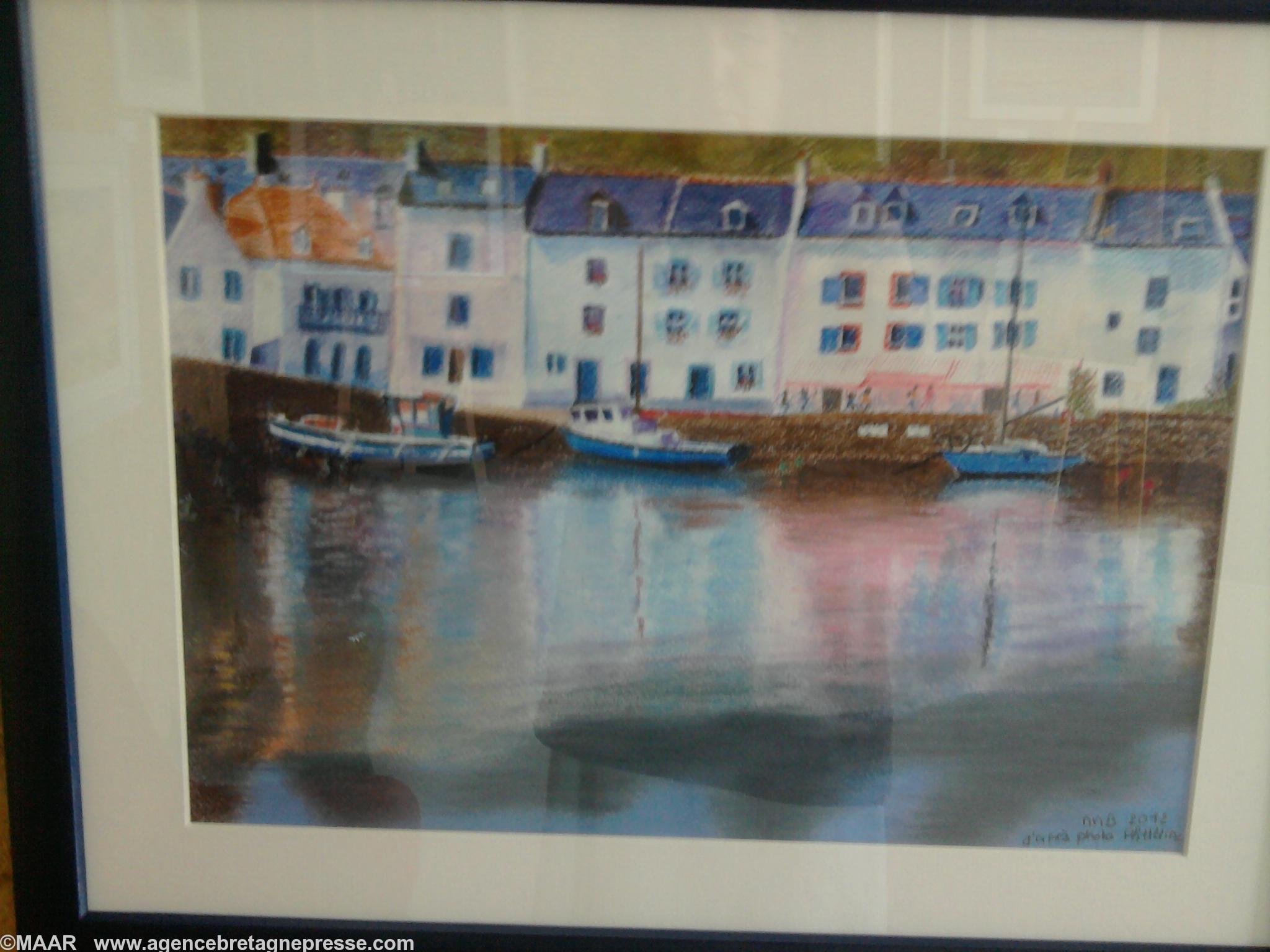 Port de Sauzon oeuvre de Marie Madeleine Bernier présidente de
l'association Graffiti Port de Sauzon oeuvre de Marie Madeleine Bernier présidente de
l'association Graffiti