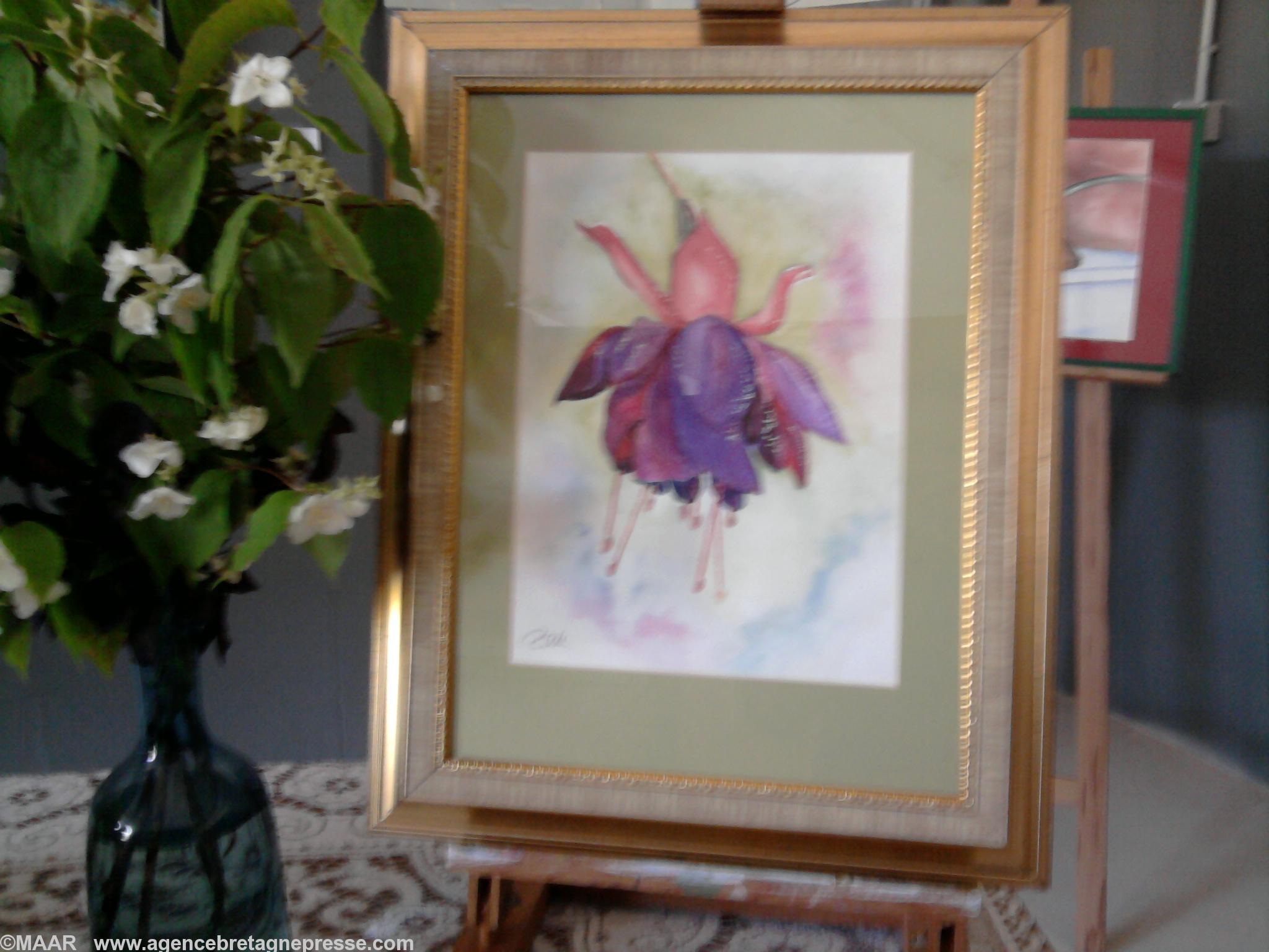 Fuschia oeuvre de Rosalind Allen Fuschia oeuvre de Rosalind Allen