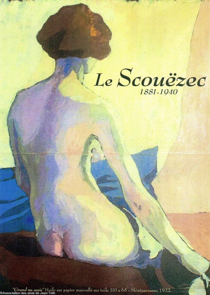 \"Grand nu assis\" Maurice Le Scouëzec 1022