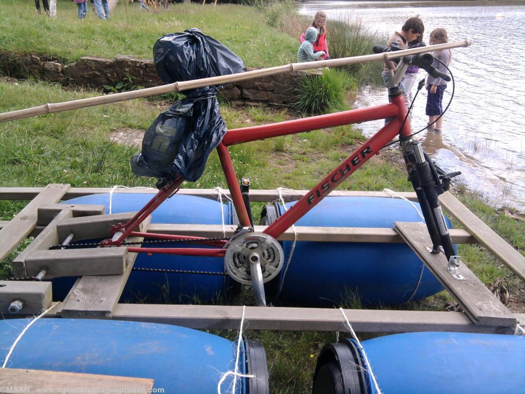 Gros plan sur un pédalo Gros plan sur un pédalo