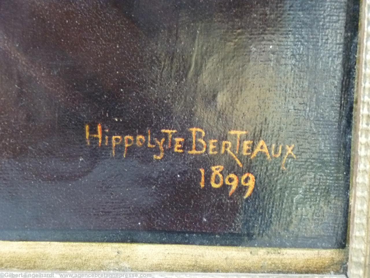 Chromo : zoom sur la signature. Chromo : zoom sur la signature.