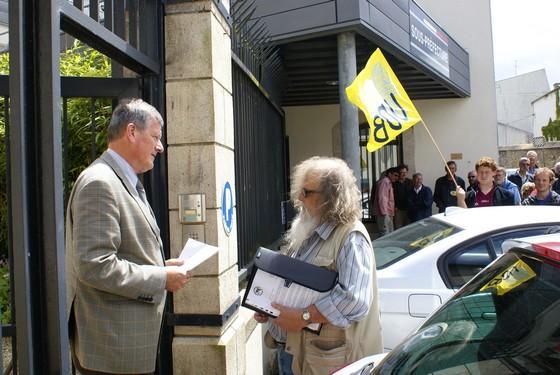 Rassemblement à Lannion. Rassemblement à Lannion.