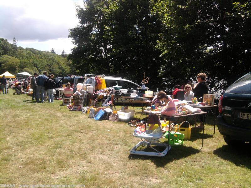 Vue du vide grenier