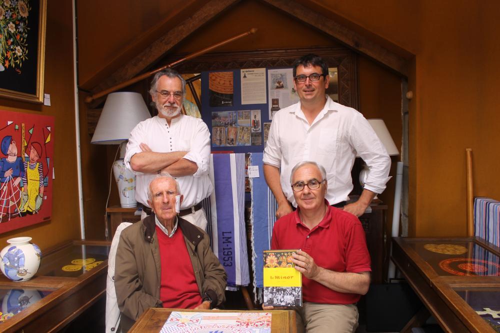 En bas Jean et Gildas Le Minor
En haut Armel Morgant et Erwan Chartier