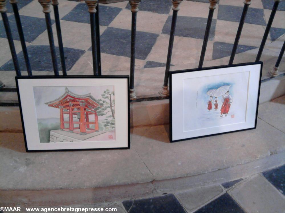 Oeuvres japonistes de Valérie-Anne Oeuvres japonistes de Valérie-Anne