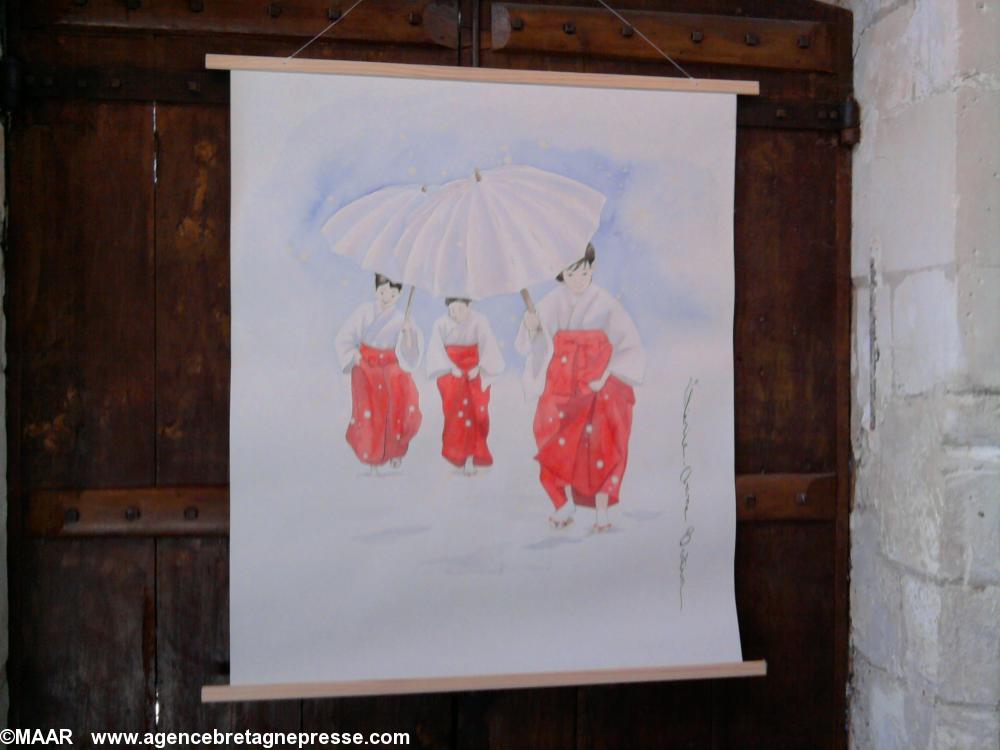 Kagémono oeuvre de Valérie-Anne Setsubun au Japon Kagémono oeuvre de Valérie-Anne Setsubun au Japon