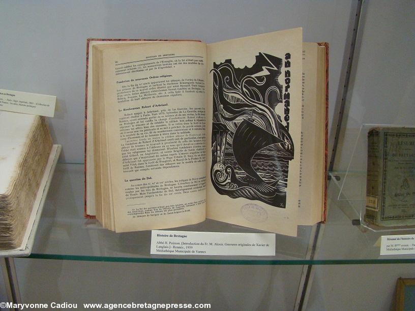 “Histoire de Bretagne” par l\'Abbé H. Poisson. Rennes 1959. Avec ici un bois gravé de Xavier de Langlais “an normaned”. “Histoire de Bretagne” par l\'Abbé H. Poisson. Rennes 1959. Avec ici un bois gravé de Xavier de Langlais “an normaned”.