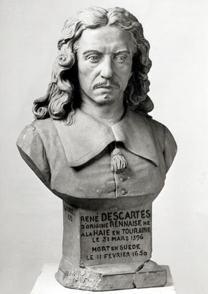 Buste de René Descartes Musée des Beaux-Arts de Rennes.