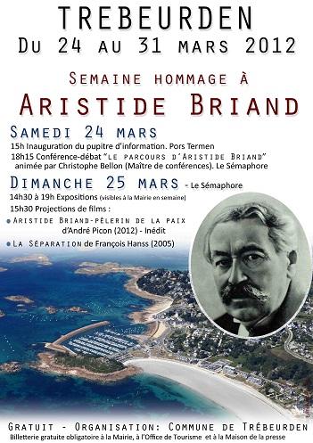 Affiche de la Semaine Aristide Briand à Trebeurden. Affiche de la Semaine Aristide Briand à Trebeurden.
