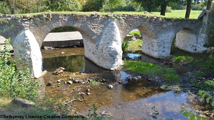 Pont gallo-romain de Mouzillon. Autre vue.