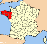 Carte de la Bretagne