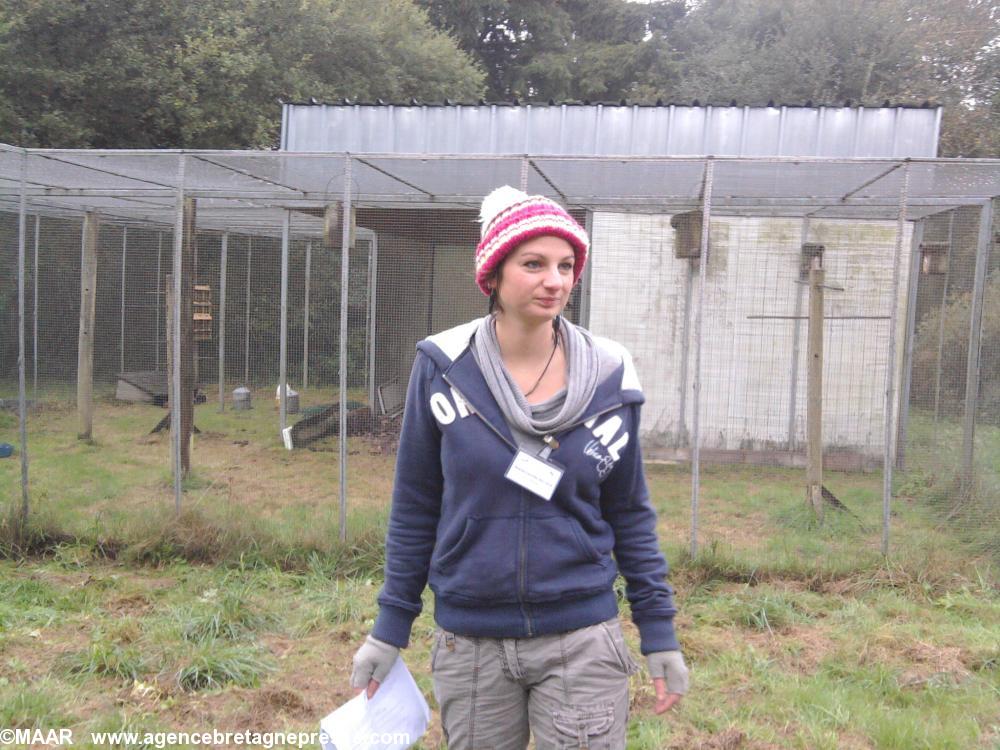Vue de la volière Vue de la volière