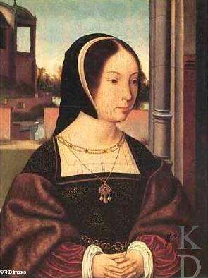 Anne de Bretagne. Portrait supposé et disparu. Par Jan Mostaert vers 1520. Huile sur panneau 62 × 32.4 cm. Anne de Bretagne. Portrait supposé et disparu. Par Jan Mostaert vers 1520. Huile sur panneau 62 × 32.4 cm.
