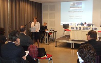 Agnès Le Brun député européen maire de
Morlaix