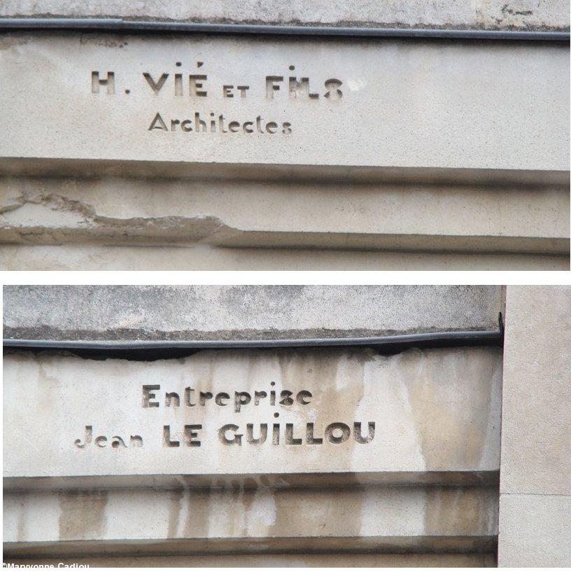 Nantes. Immeuble CGA. Les signatures (montage). Nantes. Immeuble CGA. Les signatures (montage).