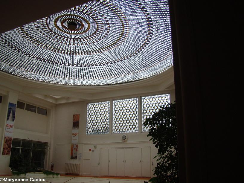 Nantes. Immeuble CGA. La grande salle. Nantes. Immeuble CGA. La grande salle.