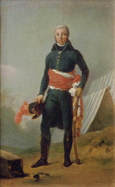 François Gérard - Le Général Moreau (Musée du
Château de Versailles). Réduction d'un original daté de 1800