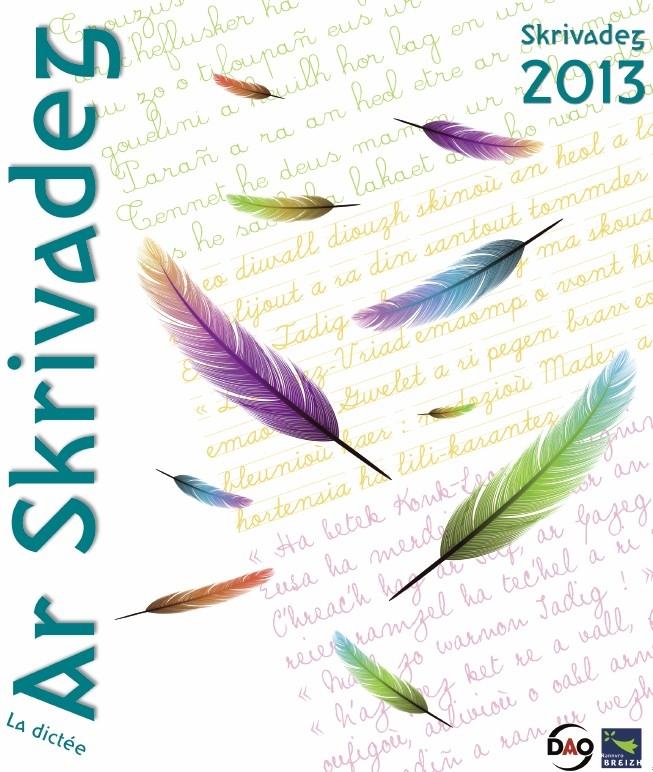 affiche dictée-ar skrivadeg 2013