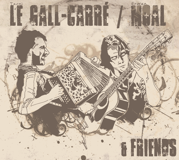 Visuel CD \"Le Gall-Carré / Moal & Friends\"