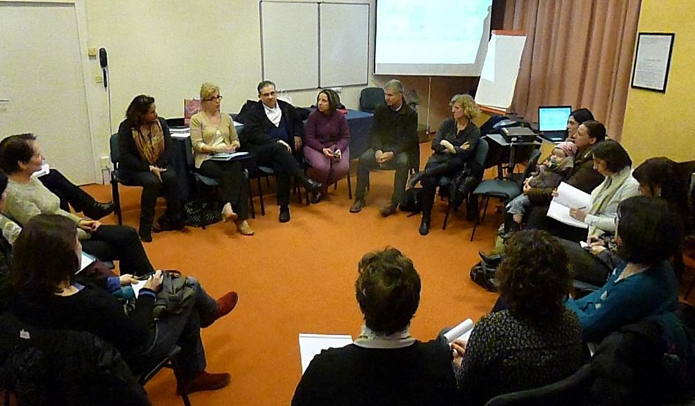 Réunion tenue à Vannes en présence de professeurs
galiciens (APFG).