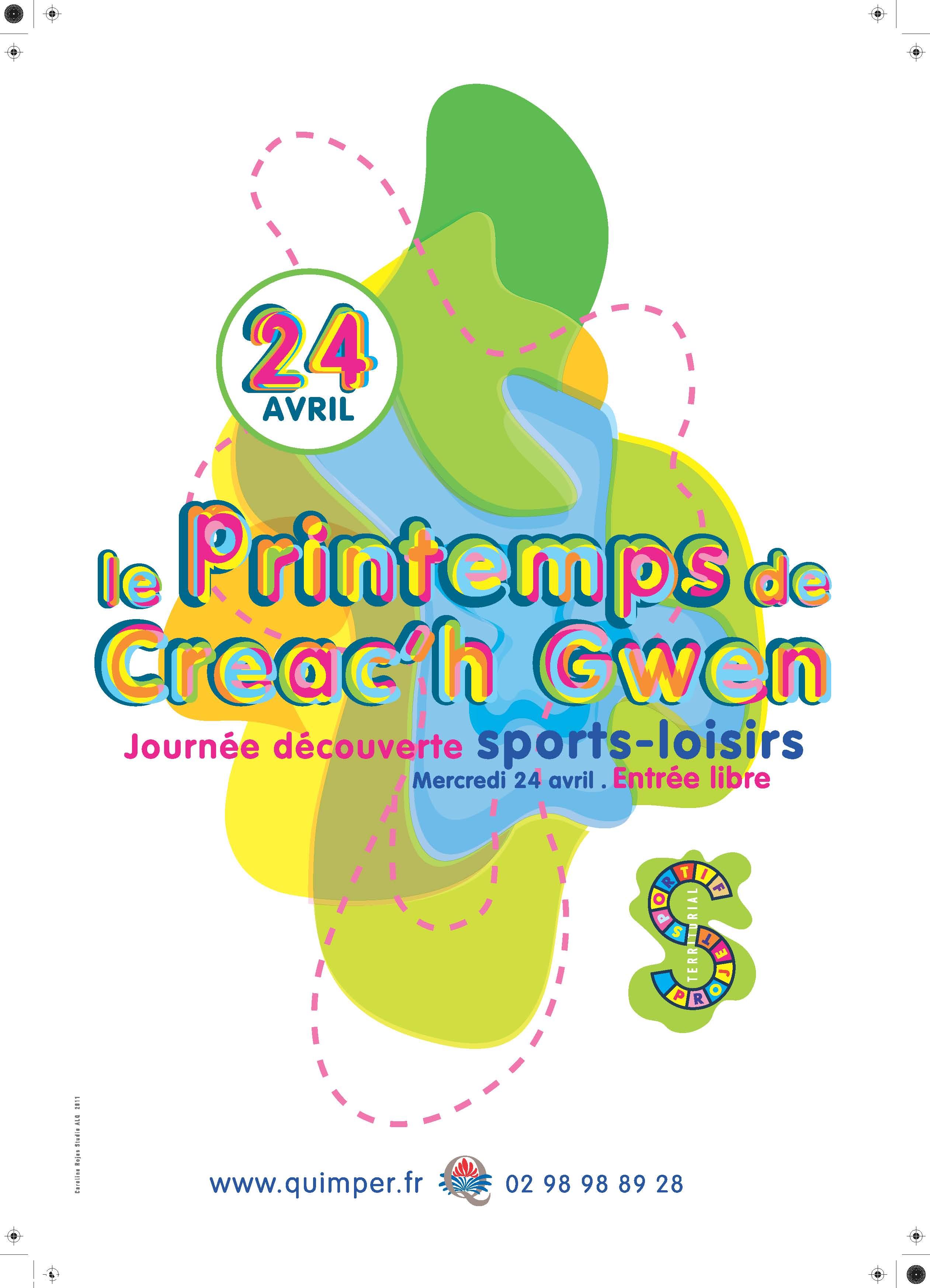 Affiche du Printemps de Créac\'h-Gwen