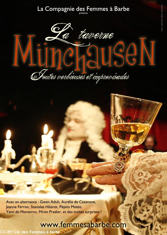 Pour la première fois au Pays de Lorient, la fameuse \\\"Taverne Münchausen\\\" de la Cie des Femmes à barbe débarque à Pont-Scorff ! A ne pas manquer...