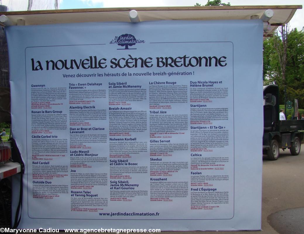 Scène Bretonne. Les artistes annoncés. Scène Bretonne. Les artistes annoncés.