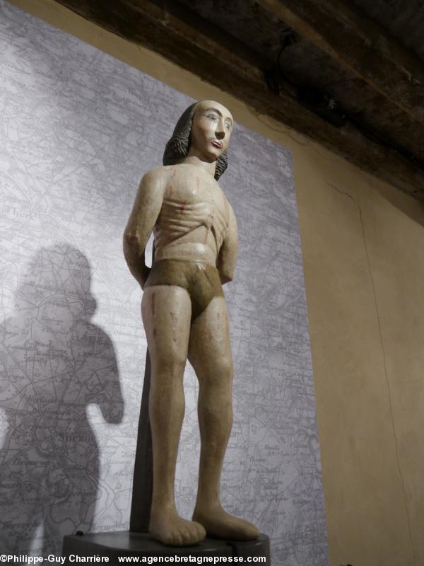 Saint Sébastien - Bois, XVIème siècle - Canton de Rochefort-en-Terre, Pluherlin, chapelle ND du Bon Réconfort Saint Sébastien - Bois, XVIème siècle - Canton de Rochefort-en-Terre, Pluherlin, chapelle ND du Bon Réconfort