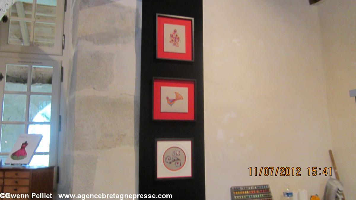 Exposition de Pascal Jaouen à Kemper en 2012.