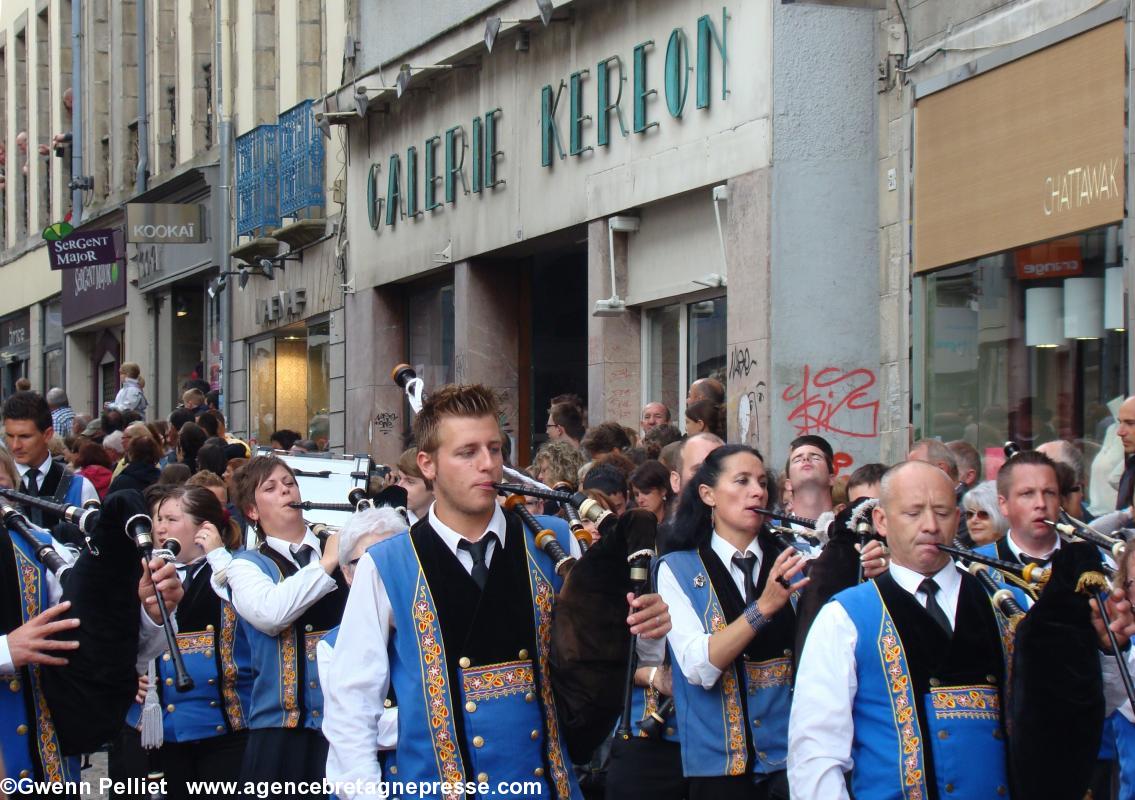 Bagad An Erge-Vian d\'Ergué-Armel en Kemper. Bagad An Erge-Vian d\'Ergué-Armel en Kemper.