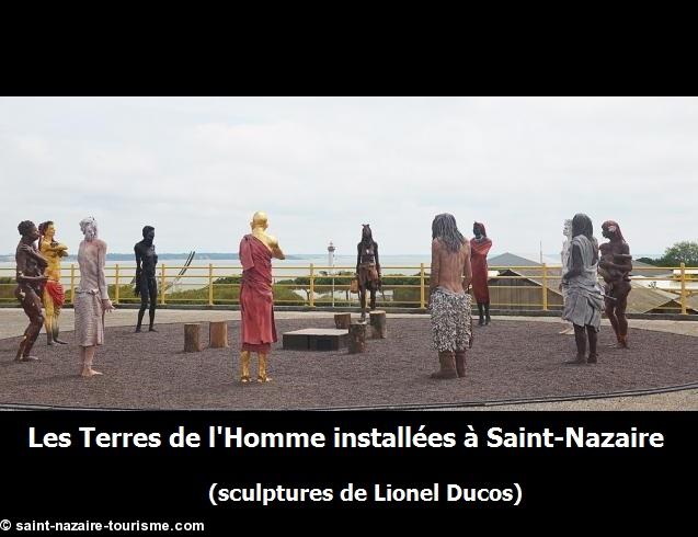Les Sculptures de Lionel Ducos installées à Saint-Nazaire. Photo du site saint-nazaire-tourisme.com Les Sculptures de Lionel Ducos installées à Saint-Nazaire. Photo du site saint-nazaire-tourisme.com