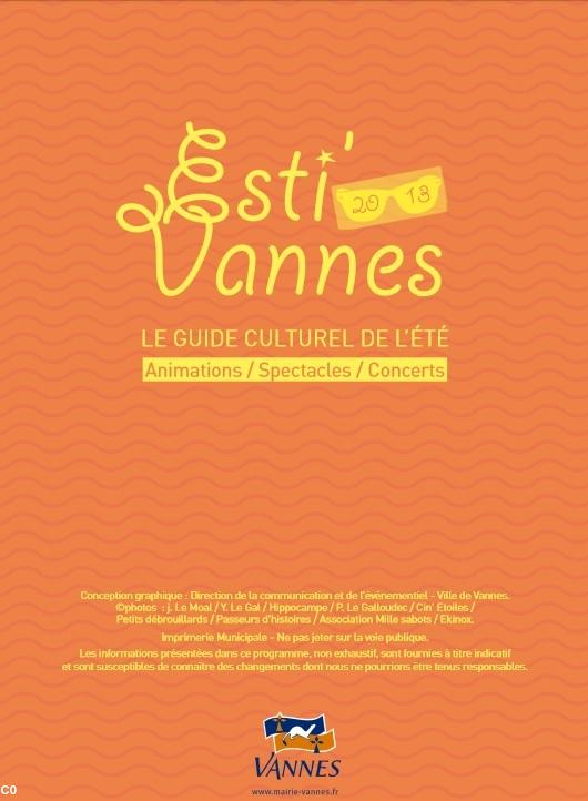 Guide culturel de l\'été 2013 à Vannes.