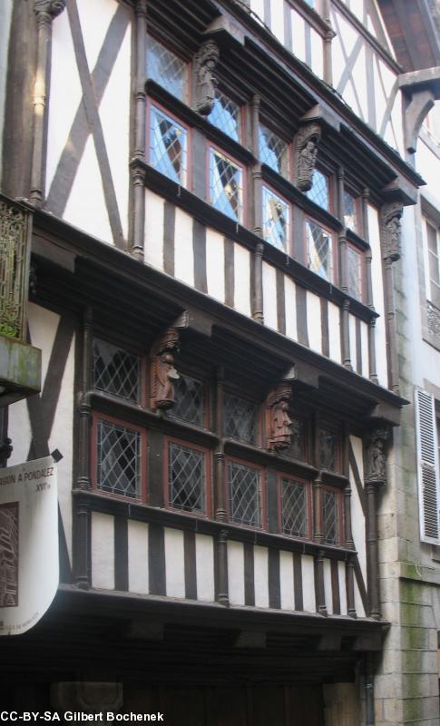 Morlaix. La maison à Pondalez restaurée. Musée de Morlaix 9 Grande Rue. Morlaix. La maison à Pondalez restaurée. Musée de Morlaix 9 Grande Rue.