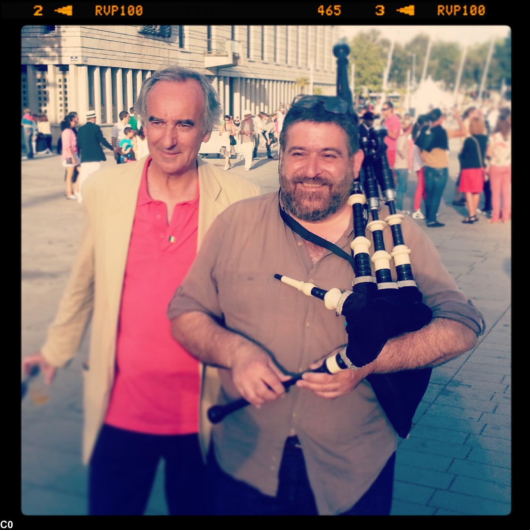 Avec Lisardo Lombardia, directeur du FIL Avec Lisardo Lombardia, directeur du FIL