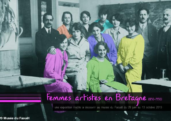 En bleu, Jeannine Guillou (Concarneau, 1919 - Paris, 1946) dans l’atelier des arts décoratifs de Nice, 1925. Collection particulière.
