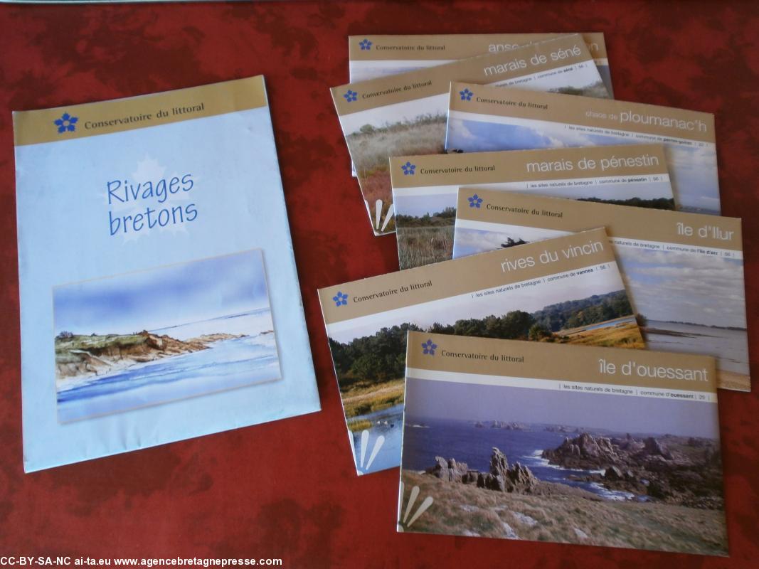 Documentations éditées par le Conservatoire du littoral.