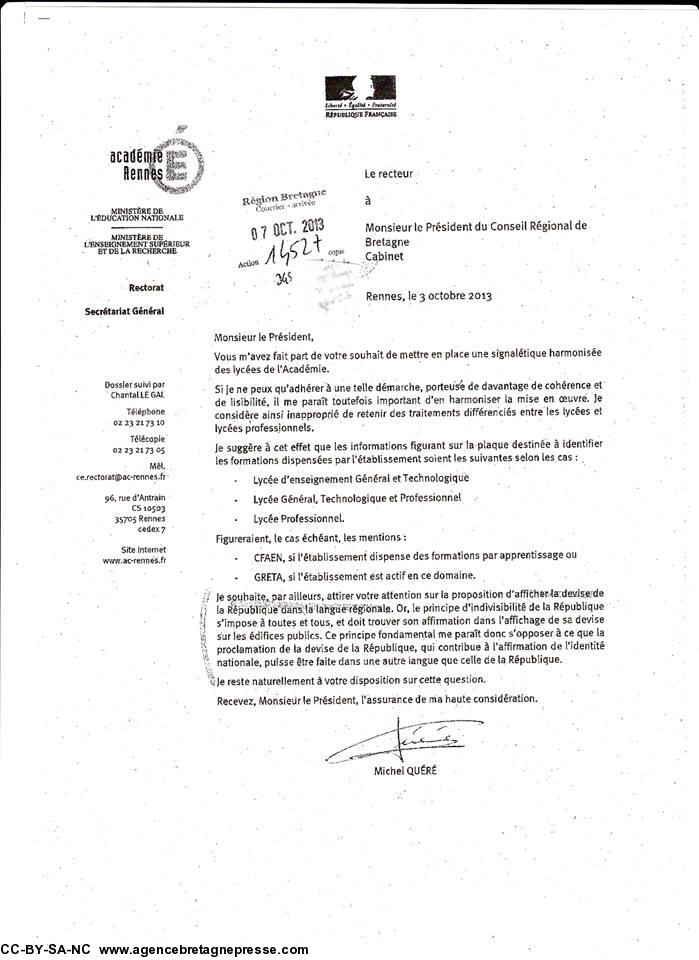 Lizher ar rektor da Bierrick Massiot