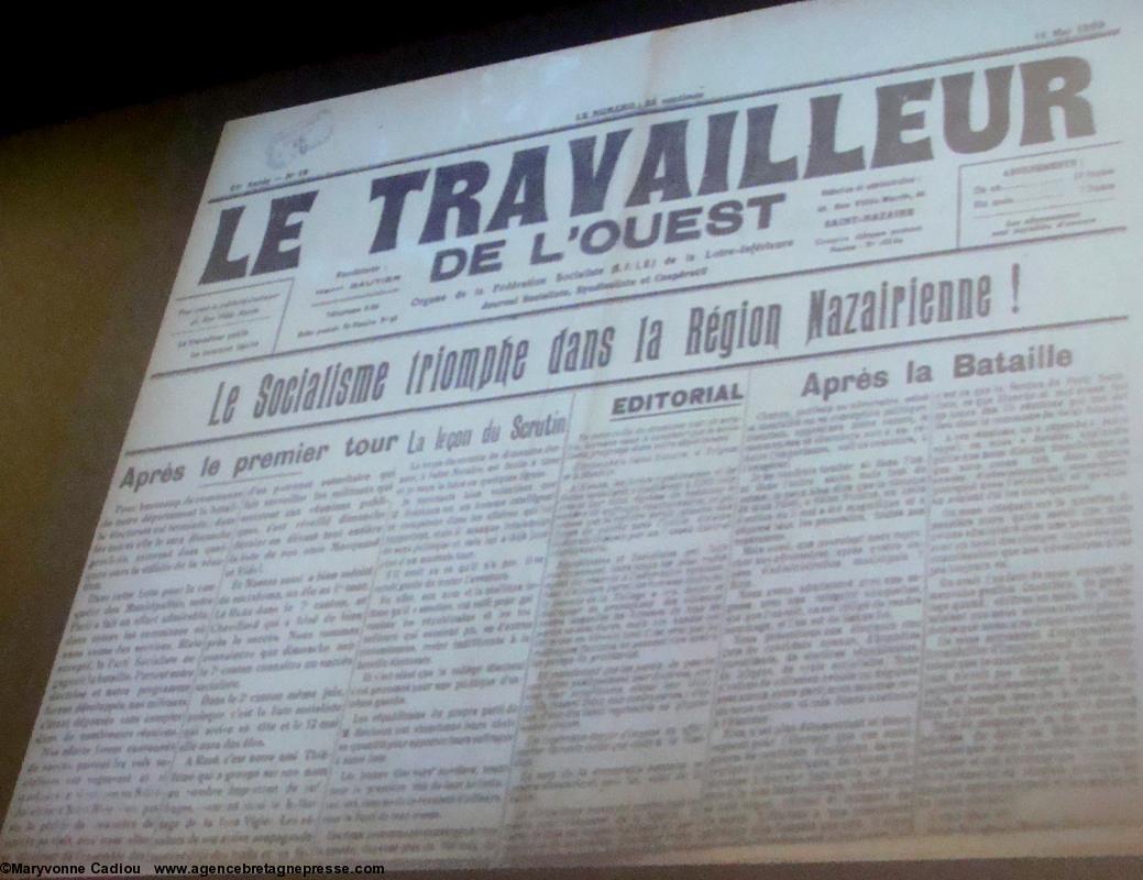 Le Travailleur de l’Ouest : le socialisme triomphe dans la région nazirienne. 1929. Le Travailleur de l’Ouest : le socialisme triomphe dans la région nazirienne. 1929.