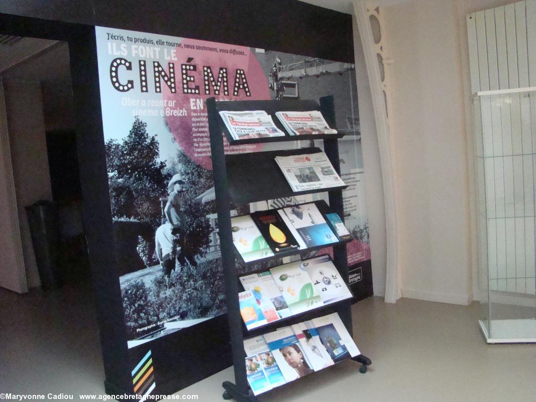 Exposition "Ils font le cinéma en Bretagne". Maison de la Bretagne à Paris.