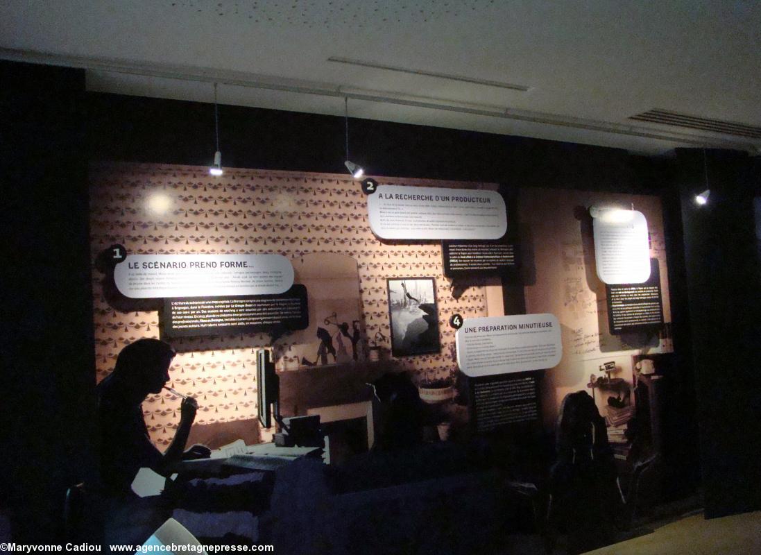 Exposition "Ils font le cinéma en Bretagne". Maison de la Bretagne à Paris.