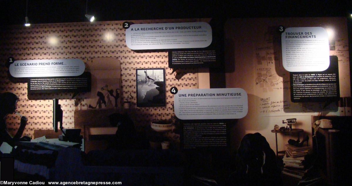 Exposition "Ils font le cinéma en Bretagne". Maison de la Bretagne à Paris.