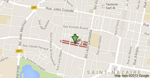 Saint-Nazaire. Rue Auguste Brizeux.