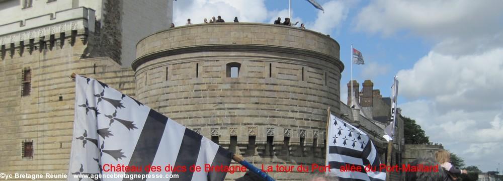 la tour du Port du Château des Ducs de Bretagne