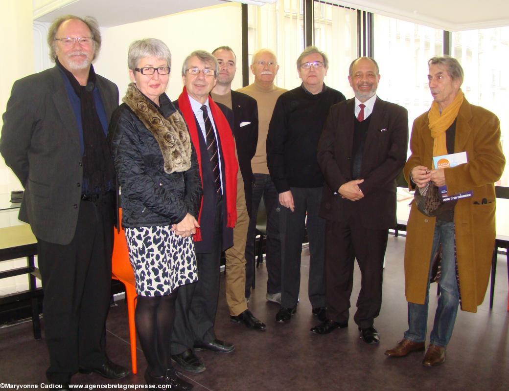 De g. à dr. Philippe Mustière, Agnès Marcetteau-Paul, Jean-Yves Paumier, Frédéric Le Blay, Marc Guillon, Jean-Louis Liters, Octave Cestor. De g. à dr. Philippe Mustière, Agnès Marcetteau-Paul, Jean-Yves Paumier, Frédéric Le Blay, Marc Guillon, Jean-Louis Liters, Octave Cestor.