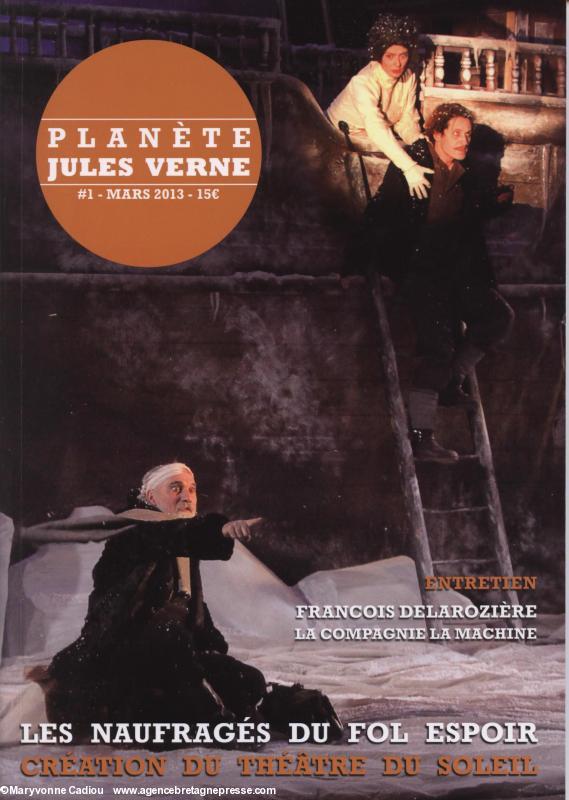 <i>Planète Jules Verne</i>, n° 1. Couverture. <i>Planète Jules Verne</i>, n° 1. Couverture.