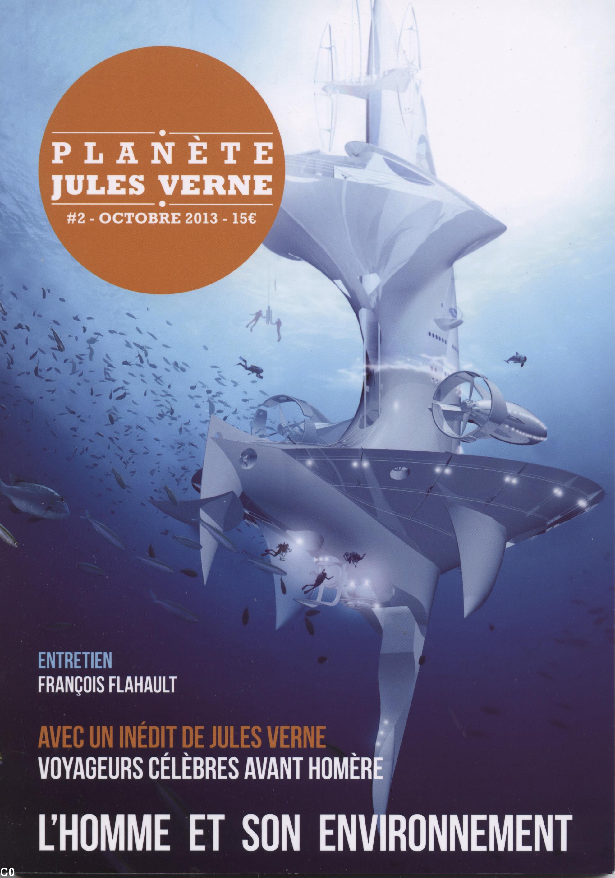 <i>Planète Jules Verne</i>, n° 2. Couverture. <i>Planète Jules Verne</i>, n° 2. Couverture.