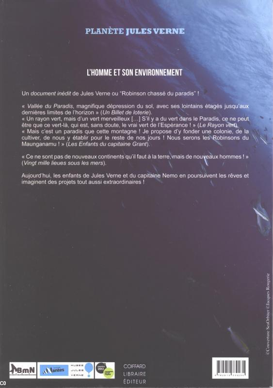 <i>Planète Jules Verne</i>, n° 2. 4e de Couverture. <i>Planète Jules Verne</i>, n° 2. 4e de Couverture.