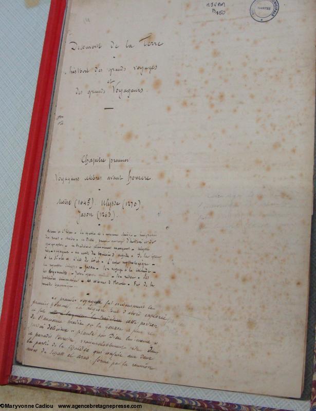 Manuscrit inédit de Jules Verne de 1869. Publié dans <i>Planète Jules Verne</i> n° 2. Manuscrit inédit de Jules Verne de 1869. Publié dans <i>Planète Jules Verne</i> n° 2.