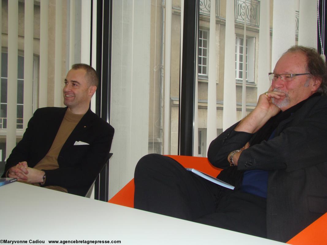 Frédéric Le Blay et Philippe Mustière. Frédéric Le Blay et Philippe Mustière.